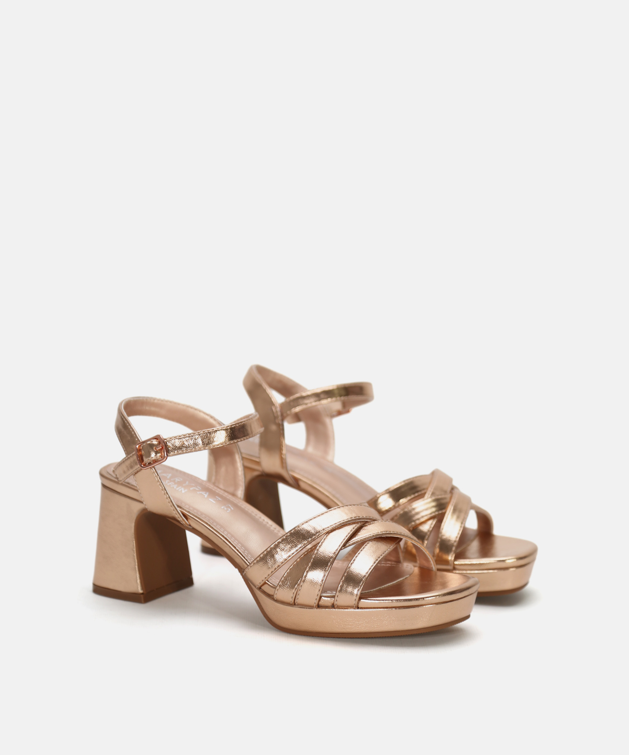 Sandalia plataforma multitiras image number null